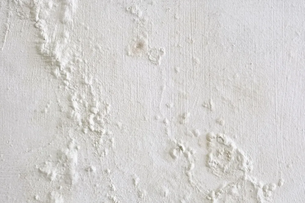 Severe wall seepage and water damage in residential building - GharCheck